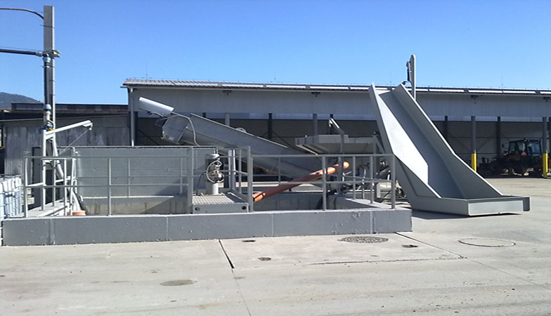 Recyklačné zariadenie stacionárnej betonárne